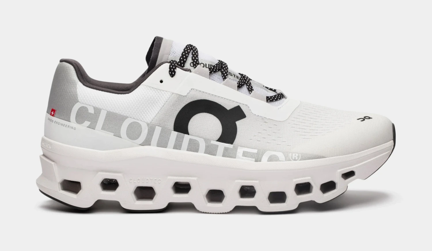 On Running Cloudmonster Mens Running Shoes (All White) 3 On Running Cloudmonster Mens Running Shoes (All White)