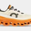On Running Cloudmonster Womens Running Shoes (Fawn/Tumeric) -On Running Store 56753cf2476283fea563eb52a5eed037