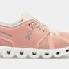 On Running Cloud 5 Womens Running Shoes (Rose/Shell) -On Running Store 858c7c009be41128987c3621692b187a