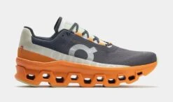 On Running Cloudmonster Mens Running Shoes (Eclipse/ Turmeric)
