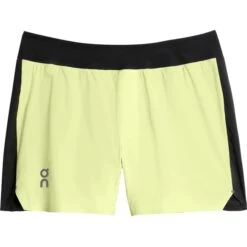 On Running On 5 Inch Lightweight Shorts Men - Hay & Black