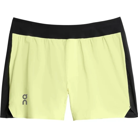 On Running On 5 Inch Lightweight Shorts Men - Hay & Black 3 On Running On 5 Inch Lightweight Shorts Men - Hay & Black