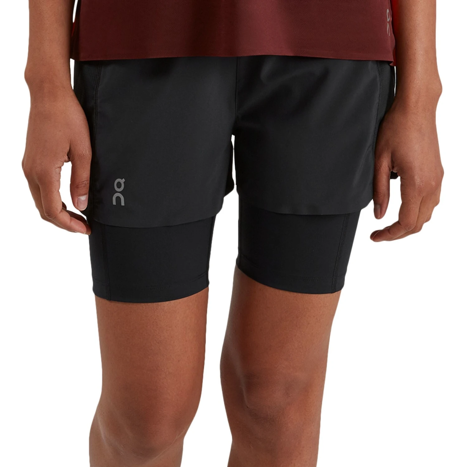 On Running On Active Shorts Women - Black 3 On Running On Active Shorts Women - Black