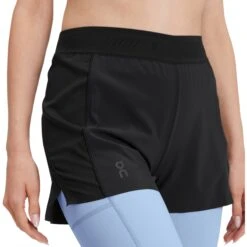 On Running On Active Shorts Women - Black & Stratosphere 11 On Running On Active Shorts Women - Black & Stratosphere -On Running Store on active shorts women black stratosphere 5 1443257