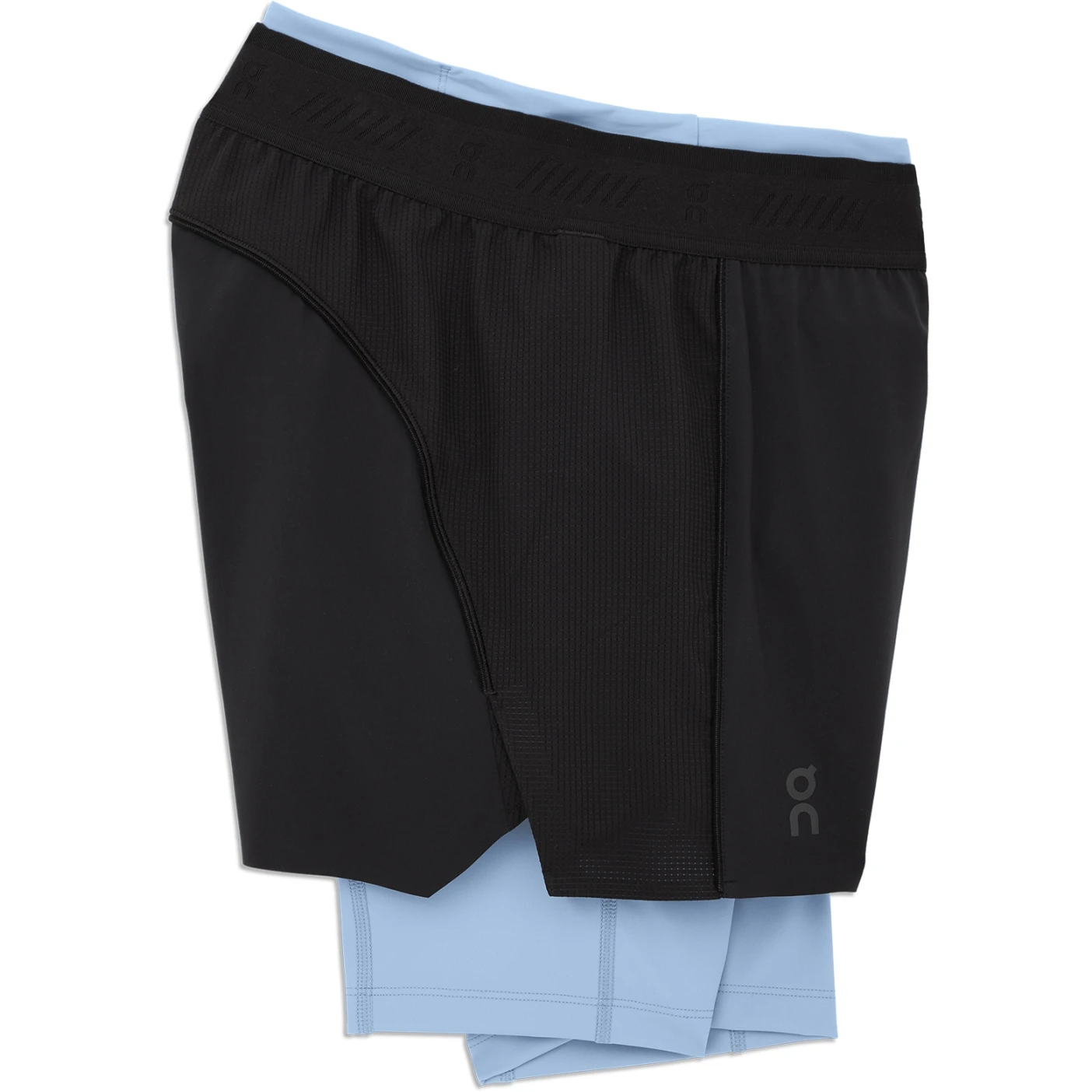 On Running On Active Shorts Women - Black & Stratosphere 4 On Running On Active Shorts Women - Black & Stratosphere - Image 2