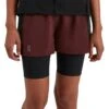 On Running On Active Shorts Women - Mulberry & Black -On Running Store on active shorts women mulberry black 1 1046319