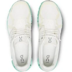 On Running On Cloud 5 Shoes - Undyed-White & Creek -On Running Store on cloud 5 shoe undyed white creek 5 1495586