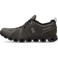 On Running On Cloud 5 Waterproof Men Shoe - Olive & Black -On Running Store on cloud 5 waterproof running shoe olive black 4 1149077