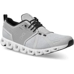 On Running On Cloud 5 Waterproof Women Shoe - Glacier & White -On Running Store on cloud 5 waterproof women running shoe glacier white 7 1149047