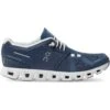 On Running On Cloud 5 Women's Shoes - Denim & White -On Running Store on cloud 5 women running shoe denim white 1 1143323