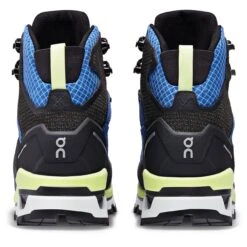 On Running On Cloudalpine Waterproof Trekking Boots - Cobalt & Limelight -On Running Store on cloudalpine waterproof trekking boots cobalt limelight 11 1501026