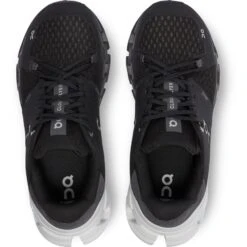 On Running On Cloudflyer 4 Wide Women Running Shoe - Black & White -On Running Store on cloudflyer 4 women running shoe black white 2 1324026