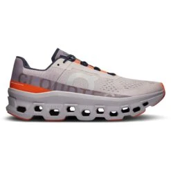 On Running On Cloudmonster Running Shoes - Pearl & Flame -On Running Store on cloudmonster exclusive men running shoe pearl flame 2 1531441