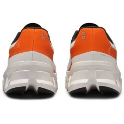 On Running On Cloudmonster Running Shoes - Undyed-White & Flame -On Running Store on cloudmonster men running shoe undyyed white flame 6 1531543