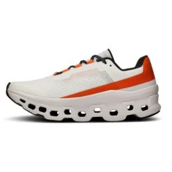 On Running On Cloudmonster Women's Running Shoes - Undyed-White & Flame 10 On Running On Cloudmonster Women's Running Shoes - Undyed-White & Flame -On Running Store on cloudmonster women running shoe undyed white flame 5 1531428