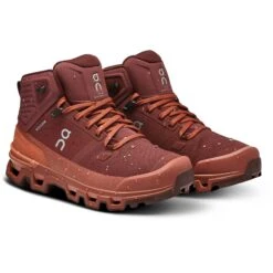 On Running On Cloudrock 2 Waterproof Women Speed-Hiking Shoe - Beet & Auburn
