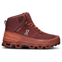 On Running On Cloudrock 2 Waterproof Women Speed-Hiking Shoe - Beet & Auburn -On Running Store on cloudrock 2 waterproof women speed hiking shoe beet auburn 2 1521417