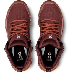 On Running On Cloudrock 2 Waterproof Women Speed-Hiking Shoe - Beet & Auburn -On Running Store on cloudrock 2 waterproof women speed hiking shoe beet auburn 3 1521418