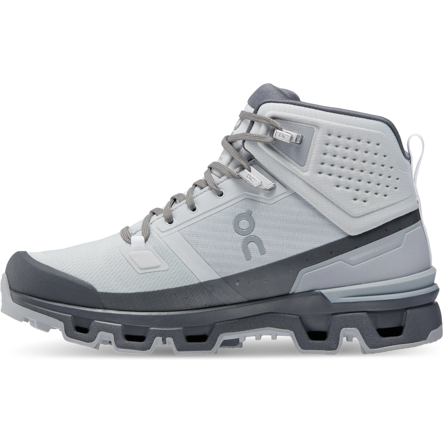 On Running On Cloudrock 2 Waterproof Women Speed-Hiking Shoe - Glacier & Eclipse 5 On Running On Cloudrock 2 Waterproof Women Speed-Hiking Shoe - Glacier & Eclipse - Image 3