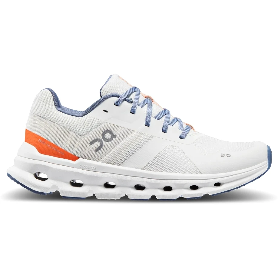 On Running On Cloudrunner Women Running Shoe - Undyed-White & Flame 5 On Running On Cloudrunner Women Running Shoe - Undyed-White & Flame - Image 3