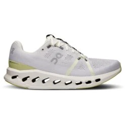 On Running On Cloudsurfer Running Shoes - White & Sand -On Running Store on cloudsurfer running shoe white sand 2 1531621
