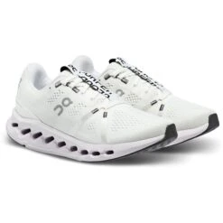 On Running On Cloudsurfer Women's Running Shoes - White & Frost