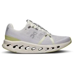 On Running On Cloudsurfer Women's Running Shoes - White & Sand -On Running Store on cloudsurfer women running shoe white sand 2 1531604