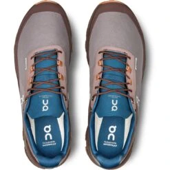 On Running On Cloudvista Waterproof Trailrunning Shoe - Zinc & Grape -On Running Store on cloudvista waterproof men trailrunning shoe zinc grape 3 1522265