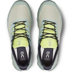 On Running On Cloudvista Waterproof Trailrunning Shoe - Chalk & Moss -On Running Store on cloudvista waterproof trailrunning shoe chalk moss 4 1460418