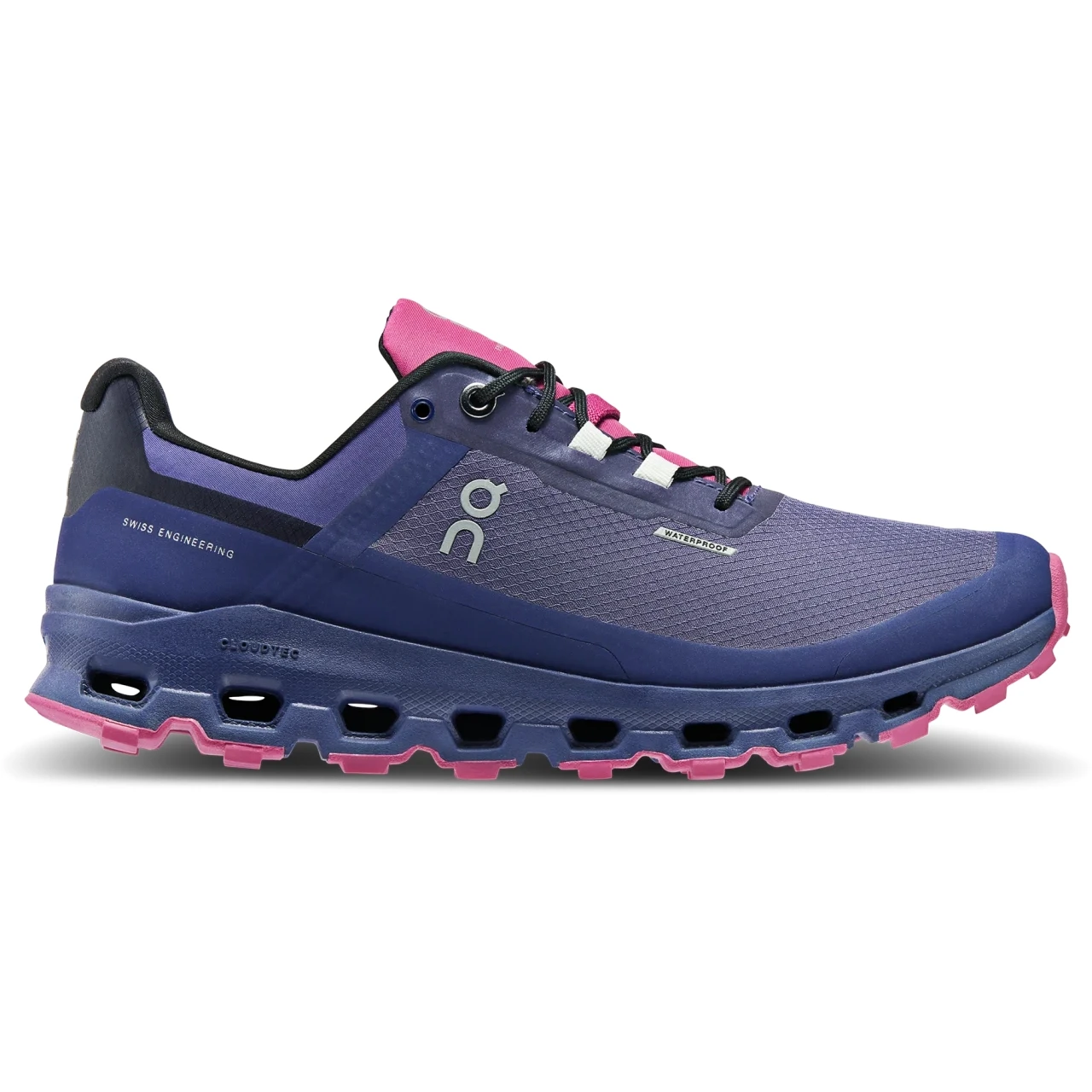 On Running On Cloudvista Waterproof Women Trailrunning Shoe - Flint & Acai 4 On Running On Cloudvista Waterproof Women Trailrunning Shoe - Flint & Acai - Image 2