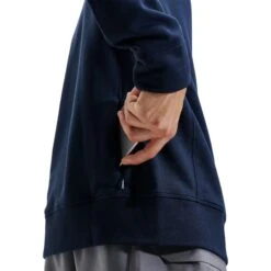 On Running On Crew Neck Sweatshirt - Navy -On Running Store on crew neck sweatshirt navy 8 1149994