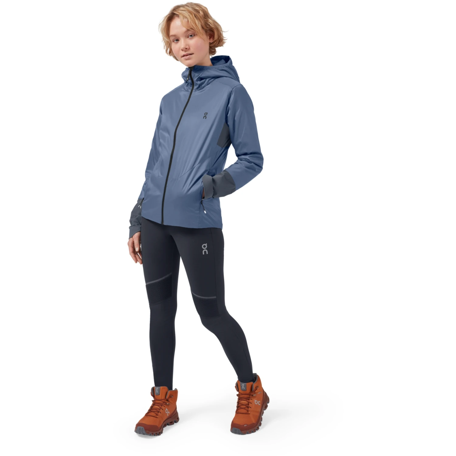 On Running On Insulator Jacket Women - Cerulean & Dark 4 On Running On Insulator Jacket Women - Cerulean & Dark - Image 2