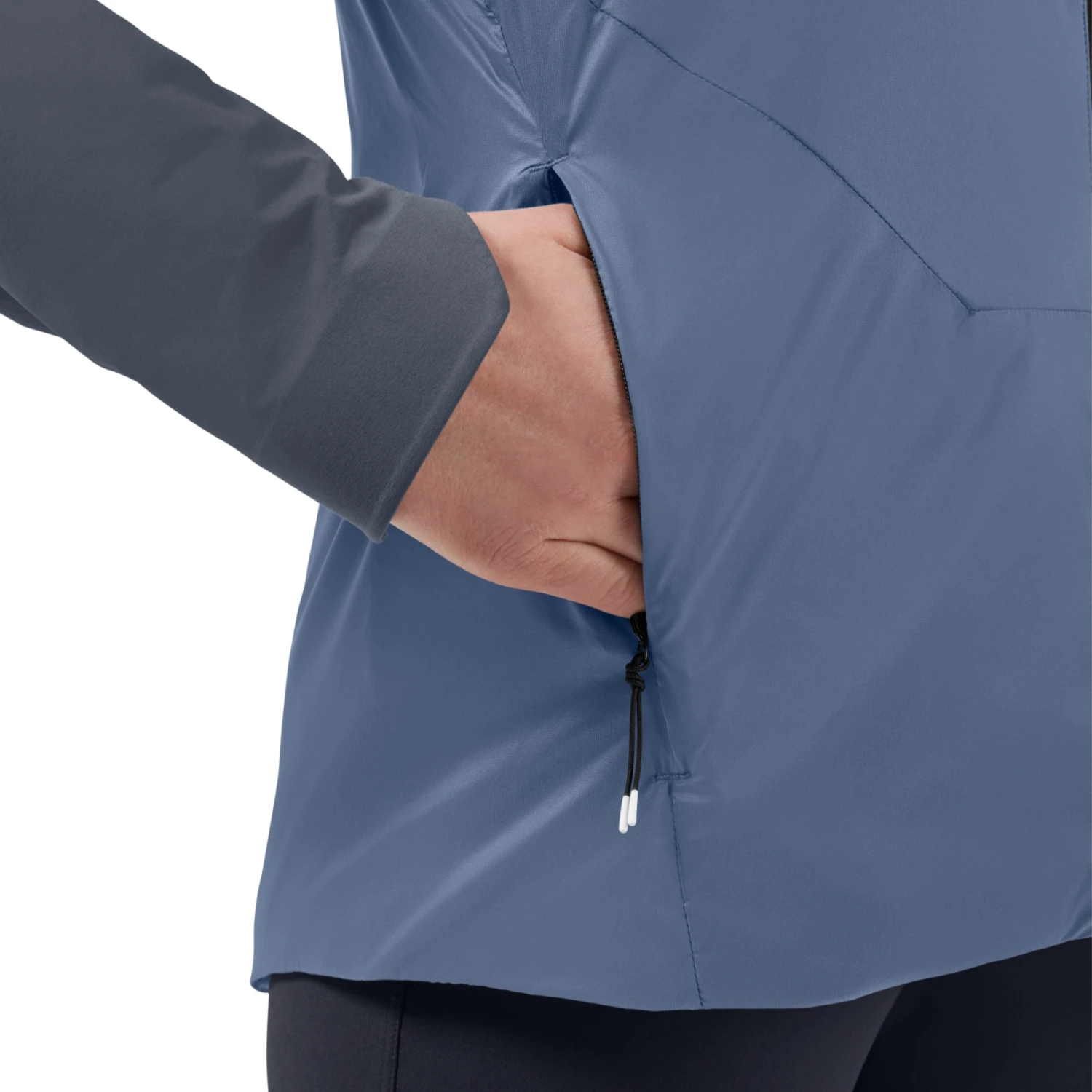 On Running On Insulator Jacket Women - Cerulean & Dark 10 On Running On Insulator Jacket Women - Cerulean & Dark - Image 8