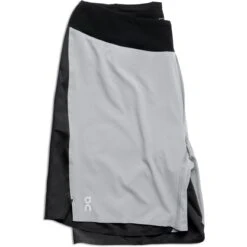 On Running On Lightweight Shorts - Dark & Black -On Running Store on lightweight shorts dark black 1 950076