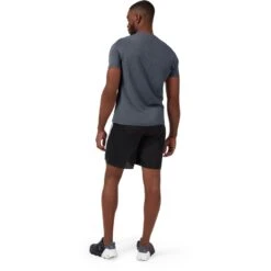 On Running On Lightweight Shorts - Dark & Black -On Running Store on lightweight shorts dark black 4 950079