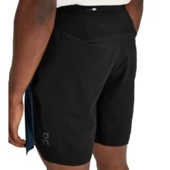 On Running On Lightweight Shorts - Navy & Black -On Running Store on lightweight shorts navy black 4 1425760