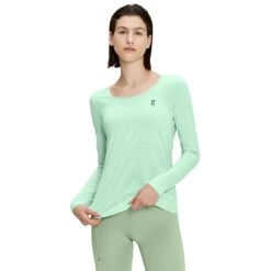 On Running On Performance Long-T Running Shirt Women - Creek