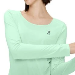 On Running On Performance Long-T Running Shirt Women - Creek -On Running Store on performance long t women running shirt creek 4 1427124