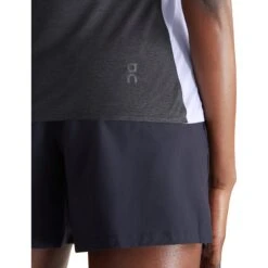 On Running On Performance-T Women Running Shirt - Lavender & Black -On Running Store on performance t women running shirt lavender black 3 1549890