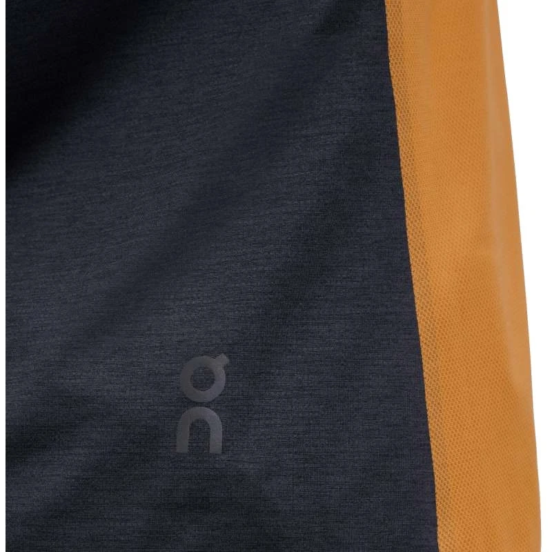 On Running On Performance-T Women Running Shirt - Mango & Black 9 On Running On Performance-T Women Running Shirt - Mango & Black - Image 7