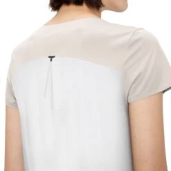 On Running On Performance-T Women Running Shirt - Pearl & Undyed-White -On Running Store on performance t women running shirt pearl undyed white 6 1427178