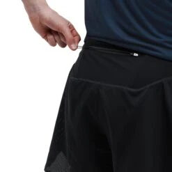 On Running On 5 Inch Lightweight Shorts Men - Black -On Running Store on running 5 inch lightweight shorts black 5 1278374