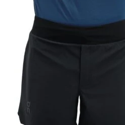 On Running On 5 Inch Lightweight Shorts Men - Black -On Running Store on running 5 inch lightweight shorts black 9 1278378