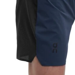On Running On 5 Inch Lightweight Shorts Men - Denim & Black -On Running Store on running 5 inch lightweight shorts denim black 8 1278391