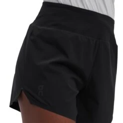 On Running On 5 Inch Running Shorts Women - Black -On Running Store on running 5 inch running shorts women black 10 1279057