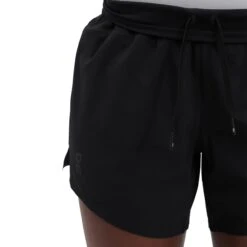 On Running On 5 Inch Running Shorts Women - Black -On Running Store on running 5 inch running shorts women black 11 1279058