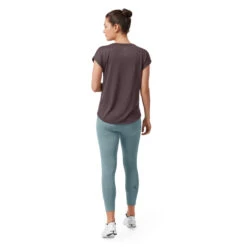 On Running On Active-T Flow Women T-Shirt - Pebble -On Running Store on running active t flow women t shirt pebble 04 858444