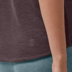 On Running On Active-T Flow Women T-Shirt - Pebble -On Running Store on running active t flow women t shirt pebble 06 858446