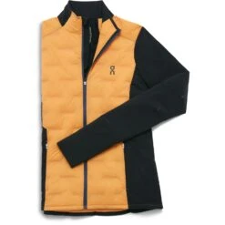 On Running On Climate Jacket Women - Mango & Black -On Running Store on running climate jacket women mango black 1 1279398