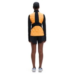 On Running On Climate Jacket Women - Mango & Black -On Running Store on running climate jacket women mango black 4 1279401
